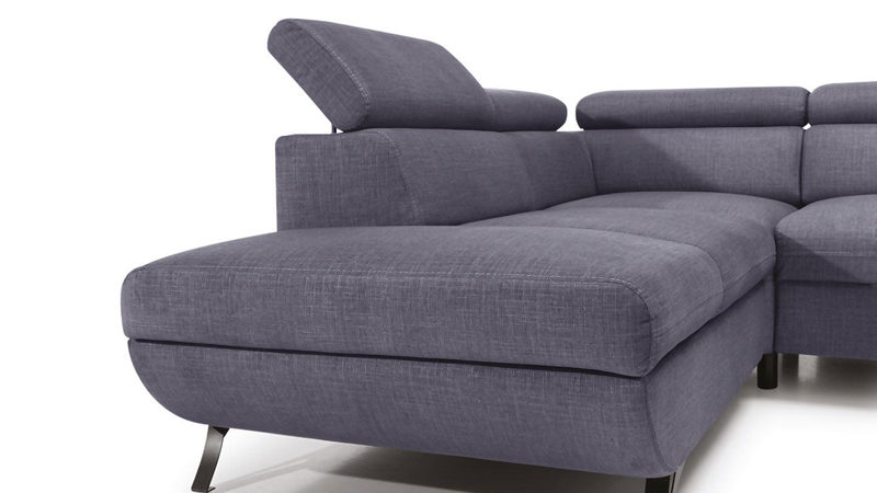 Aratta sarokkanapé állítható fejtámlákkal