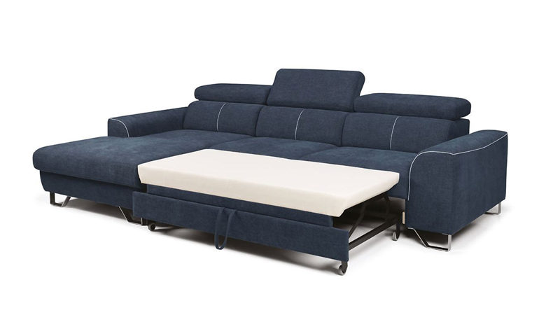 Asti sarokkanapé ágynak nyitva