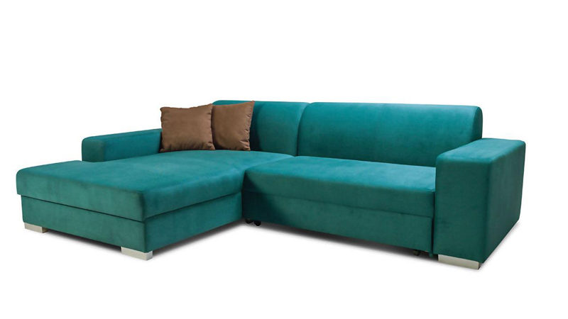 Como sarokkanapé díszpárnákkal