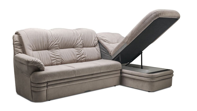 Dubai sarokkanapé ágyneműtartóval