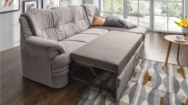 Dubai sarokkanapé ágynak nyitva