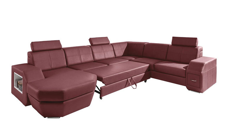 Napoli U alakú kanapé vendégágy funkcióval