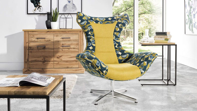 Sing fotel kagylós kialakítással